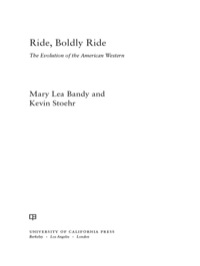 Cover image: Ride, Boldly Ride 1st edition 9780520258662