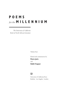 Imagen de portada: Poems for the Millennium, Volume Four 1st edition 9780520273856