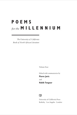 Imagen de portada: Poems for the Millennium, Volume Four 1st edition 9780520273856