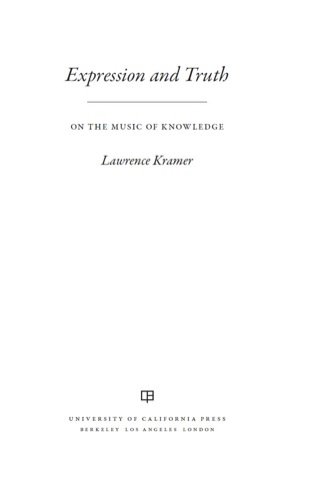 Imagen de portada: Expression and Truth 1st edition 9780520273955
