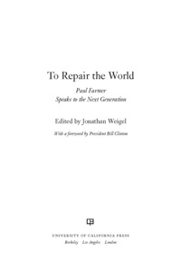 Cover image: To Repair the World 1st edition 9780520275973