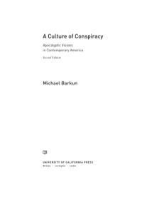 صورة الغلاف: A Culture of Conspiracy 2nd edition 9780520276826