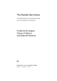 صورة الغلاف: The Noodle Narratives 1st edition 9780520276338