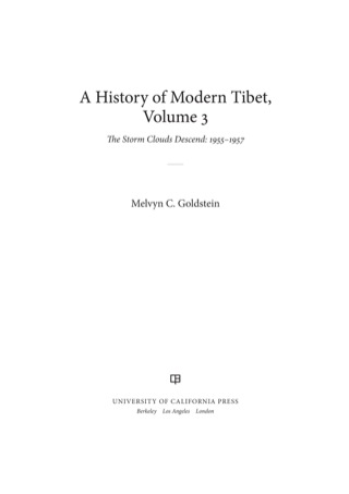 Cover image: A History of Modern Tibet, Volume 3 1st edition 9780520276512