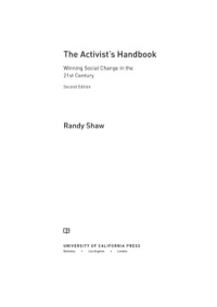 Cover image: The Activist's Handbook 2nd edition 9780520274051