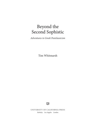 Titelbild: Beyond the Second Sophistic 1st edition 9780520276819