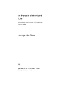 Cover image: In Pursuit of the Good Life 1st edition 9780520281158