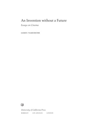 Titelbild: An Invention without a Future 1st edition 9780520279735