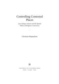 Imagen de portada: Controlling Contested Places 1st edition 9780520303379