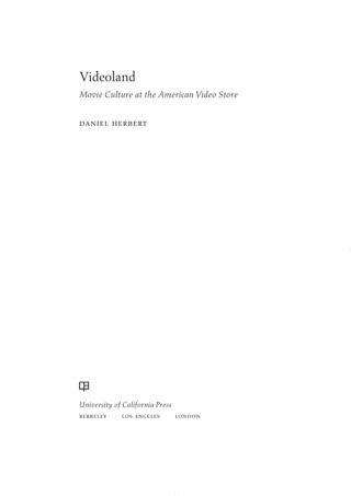 Cover image: Videoland 1st edition 9780520279636