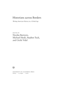 Cover image: Historians across Borders 1st edition 9780520279278