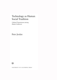 表紙画像: Technology as Human Social Tradition 1st edition 9780520276925