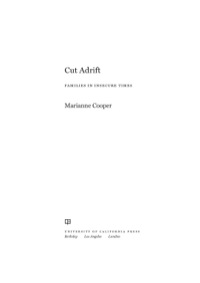 Omslagafbeelding: Cut Adrift 1st edition 9780520277670