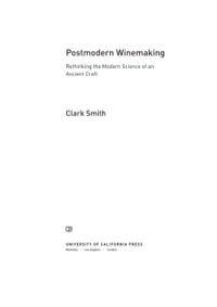 Cover image: Postmodern Winemaking 1st edition 9780520282599