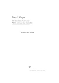 Imagen de portada: Moral Wages 1st edition 9780520282704