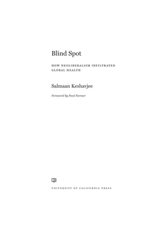 Cover image: Blind Spot 1st edition 9780520282841
