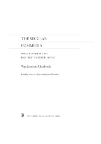 表紙画像: The Secular Commedia 1st edition 9780520274075