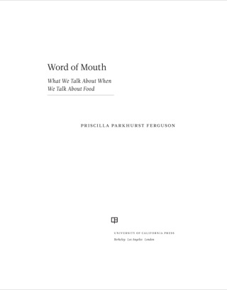 Cover image: Word of Mouth 1st edition 9780520273924