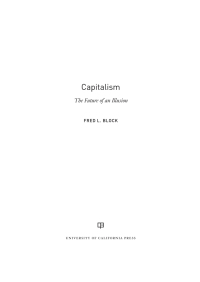 Cover image: Capitalism 1st edition 9780520283237