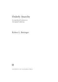 صورة الغلاف: Orderly Anarchy 1st edition 9780520283336
