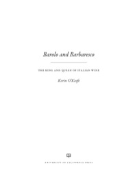 Cover image: Barolo and Barbaresco 1st edition 9780520273269