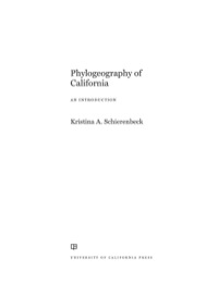 Imagen de portada: Phylogeography of California 1st edition 9780520278875