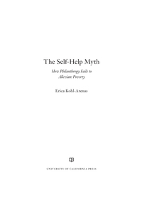 表紙画像: The Self-Help Myth 1st edition 9780520283435