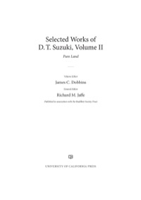 Imagen de portada: Selected Works of D.T. Suzuki, Volume II 1st edition 9780520268937