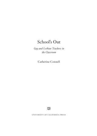 Cover image: School's Out 1st edition 9780520278233