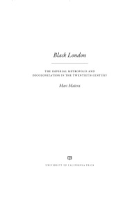 Cover image: Black London 1st edition 9780520284296