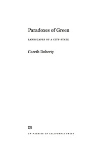表紙画像: Paradoxes of Green 1st edition 9780520285019