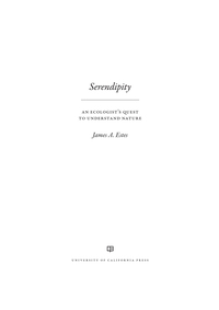 Imagen de portada: Serendipity 1st edition 9780520377493