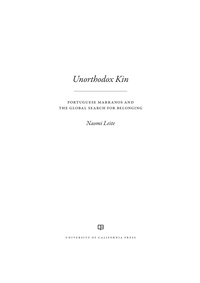 Titelbild: Unorthodox Kin 1st edition 9780520285040