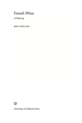 Cover image: French Wine 1st edition 9780520355439