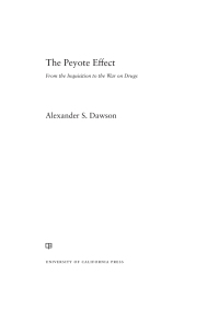 Titelbild: The Peyote Effect 1st edition 9780520285439