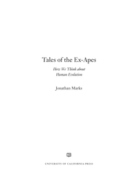Imagen de portada: Tales of the Ex-Apes 1st edition 9780520285811