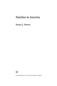 Imagen de portada: Families in America 1st edition 9780520285880