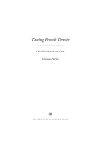 Cover image: Tasting French Terroir 1st edition 9780520277519