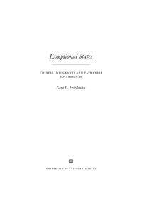 Cover image: Exceptional States 1st edition 9780520286221