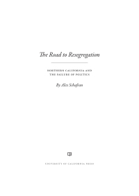 صورة الغلاف: The Road to Resegregation 1st edition 9780520286450
