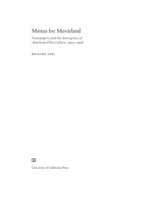 صورة الغلاف: Menus for Movieland 1st edition 9780520286771