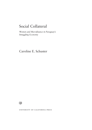 Cover image: Social Collateral 1st edition 9780520287051