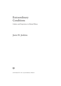 Cover image: Extraordinary Conditions 1st edition 9780520287099