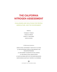 Cover image: The California Nitrogen Assessment 1st edition 9780520287129