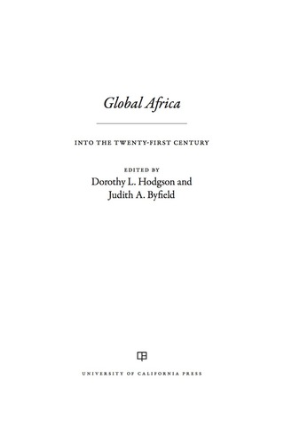 Cover image: Global Africa 1st edition 9780520287365
