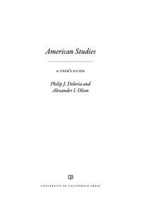 Cover image: American Studies 1st edition 9780520287730