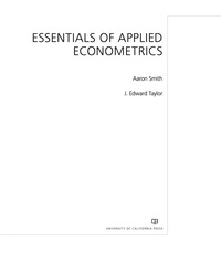 Cover image: Essentials of Applied Econometrics 1st edition 9780520288331