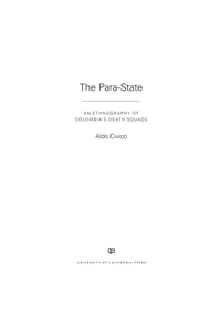 Cover image: The Para-State 1st edition 9780520288522