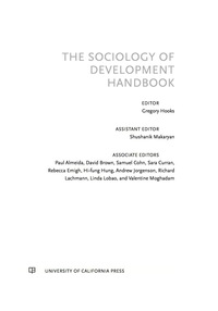 Omslagafbeelding: The Sociology of Development Handbook 1st edition 9780520277786