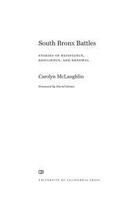 Cover image: South Bronx Battles 1st edition 9780520288973